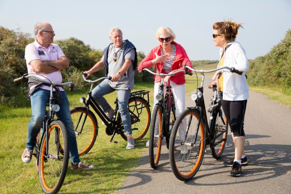 Groep fietsers | Beach Resort Nieuwvliet-Bad